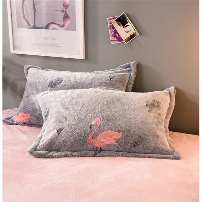 91家纺网 家纺一手货源 找家纺 佰亿莱 雪花绒四件套 蜜儿