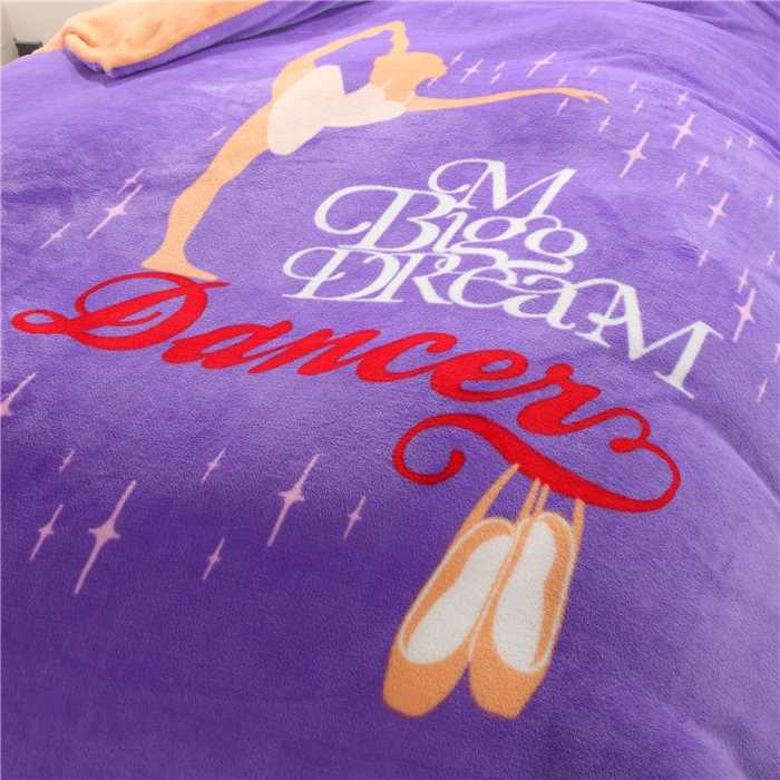 91家纺网 家纺一手货源 找家纺 佰亿莱 大版法莱绒四件套 怦然心动