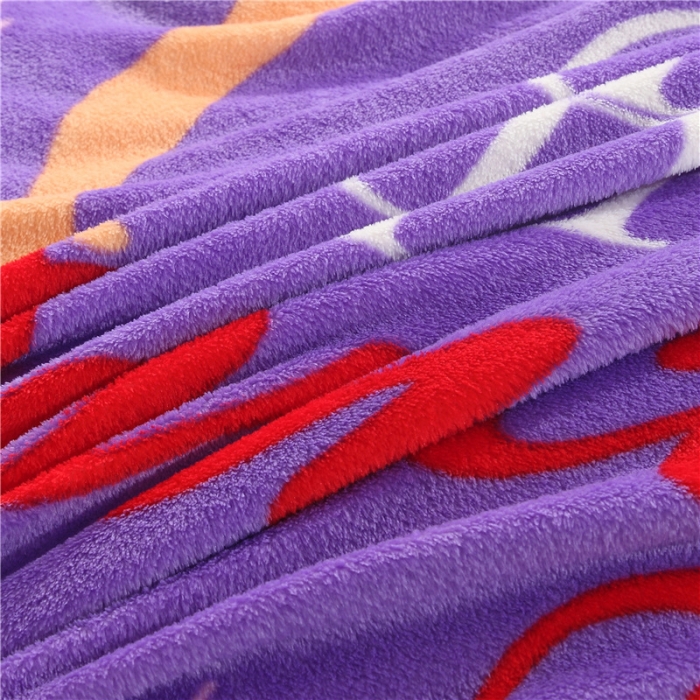 91家纺网 家纺一手货源 找家纺 佰亿莱 大版法莱绒四件套 怦然心动