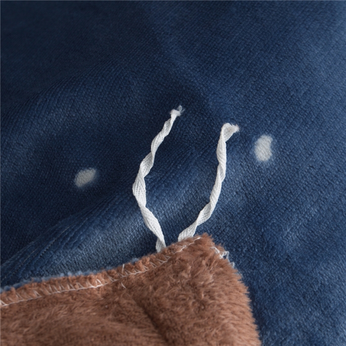 91家纺网 家纺一手货源 找家纺 佰亿莱 大版法莱绒四件套 北极星