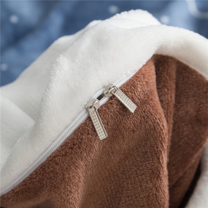 91家纺网 家纺一手货源 找家纺 佰亿莱 大版法莱绒四件套 北极星