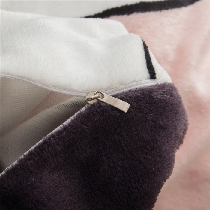 91家纺网 家纺一手货源 找家纺 佰亿莱 大版法莱绒四件套 多米