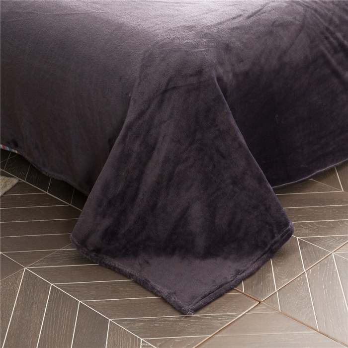 91家纺网 家纺一手货源 找家纺 佰亿莱 大版法莱绒四件套 多米