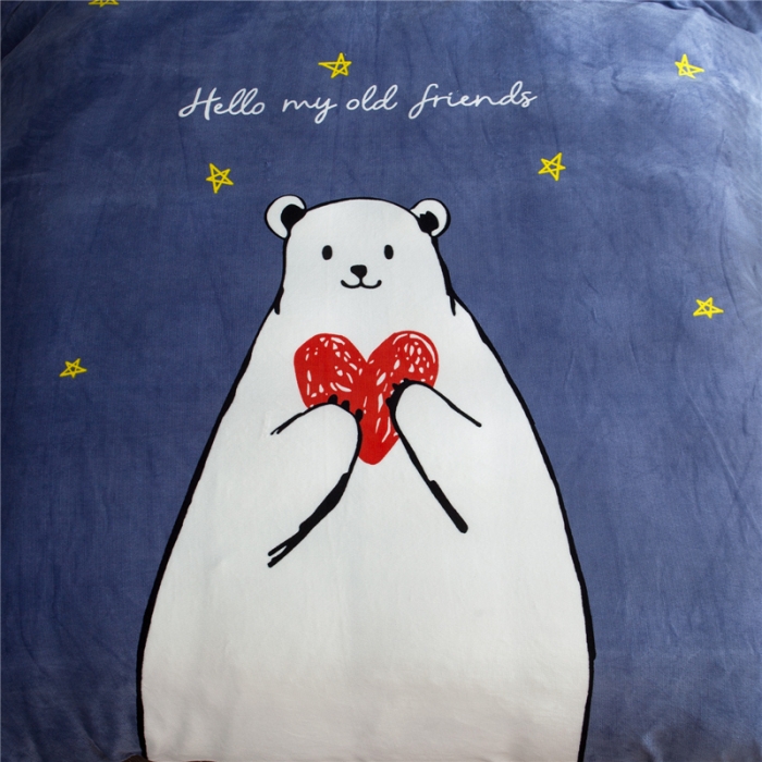 91家纺网 家纺一手货源 找家纺 佰亿莱 大版法莱绒四件套 罗拉