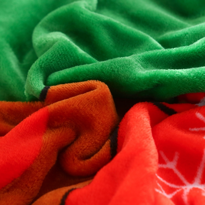 91家纺网 家纺一手货源 找家纺 佰亿莱 大版法莱绒四件套 萌萌熊