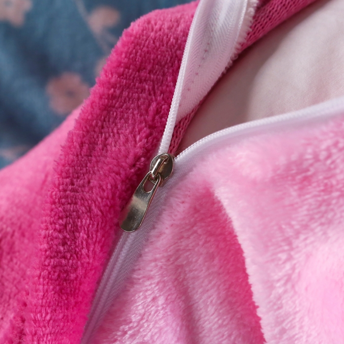 91家纺网 家纺一手货源 找家纺 佰亿莱 大版法莱绒四件套 鼠美人