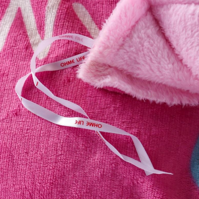 91家纺网 家纺一手货源 找家纺 佰亿莱 大版法莱绒四件套 鼠美人