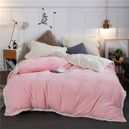 91家纺网 家纺一手货源 找家纺 （总）佰亿莱 新款牛奶绒被套