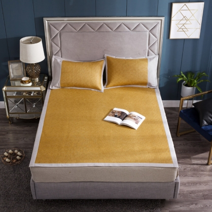 91家纺网 家纺一手货源 找家纺 佰亿莱  2024新款藤席 富士山-原色