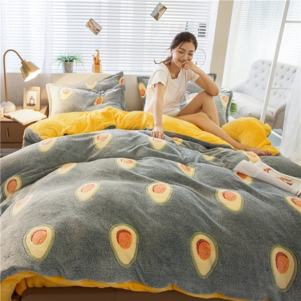 91家纺网 家纺一手货源 找家纺 （总）佰亿莱 雪花绒四件套牛奶绒法莱绒水晶绒宝宝绒