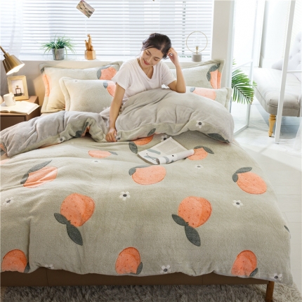 91家纺网 家纺一手货源 找家纺 （总）佰亿莱 雪花绒四件套牛奶绒法莱绒水晶绒宝宝绒