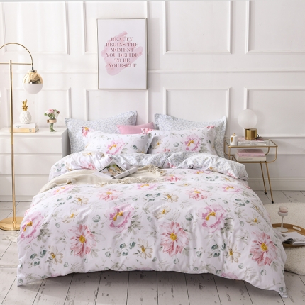 91家纺网 家纺一手货源 找家纺 （总）宝齐莱家纺 印花三件套四件套床单款