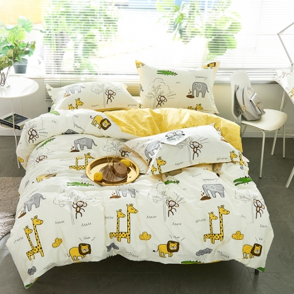 91家纺网 家纺一手货源 找家纺 （总）宝齐莱家纺 印花三件套四件套床单款