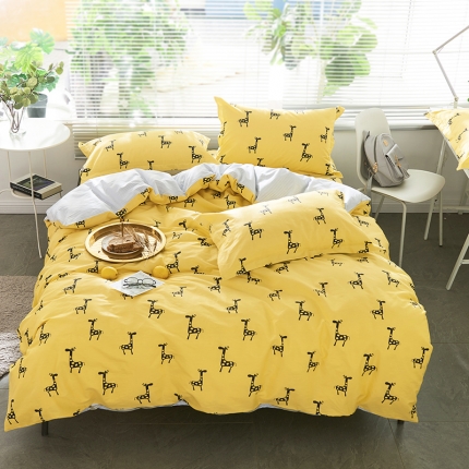 91家纺网 家纺一手货源 找家纺 （总）宝齐莱家纺 印花三件套四件套床单款