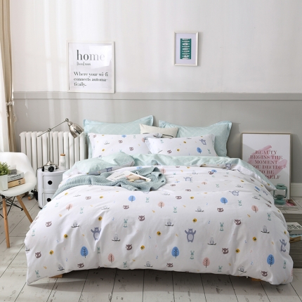 91家纺网 家纺一手货源 找家纺 （总）宝齐莱家纺 印花三件套四件套床单款