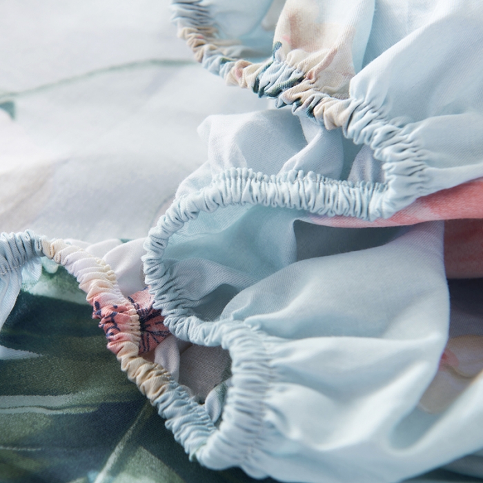 91家纺网 家纺一手货源 找家纺 宝齐莱家纺 单品印花床笠 梦心语