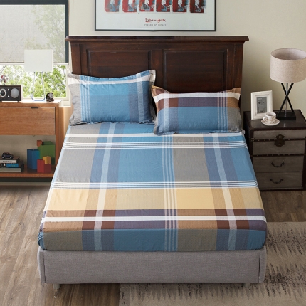 91家纺网 家纺一手货源 找家纺 宝齐莱家纺 单品印花床笠 布鲁赛尔