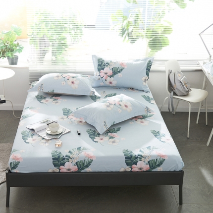 91家纺网 家纺一手货源 找家纺 宝齐莱家纺 单品印花床笠 梦心语