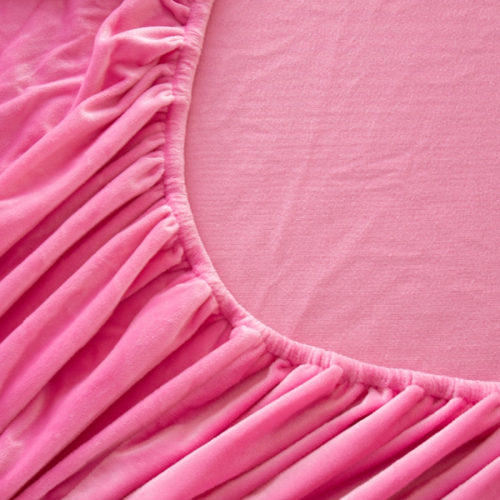 91家纺网 家纺一手货源 找家纺 （总）怡家居 2018新款水晶绒加厚保暖单品床笠