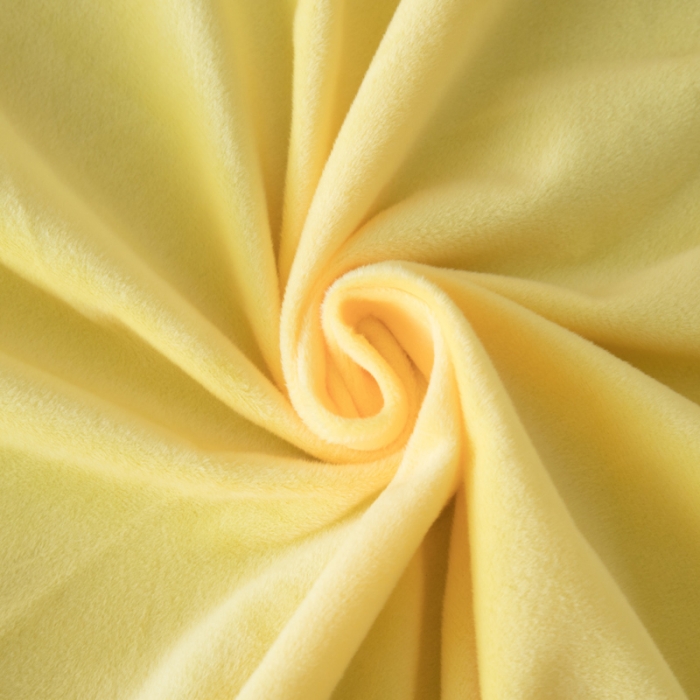 91家纺网 家纺一手货源 找家纺 怡家居 2018新款水晶绒加厚保暖单品床笠 黄色