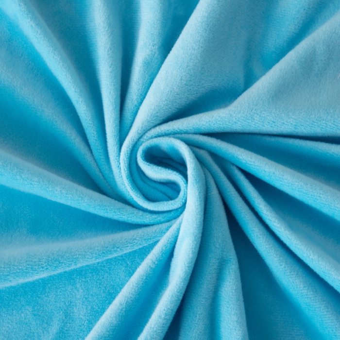 91家纺网 家纺一手货源 找家纺 怡家居 2018新款水晶绒加厚保暖单品床笠 蓝色