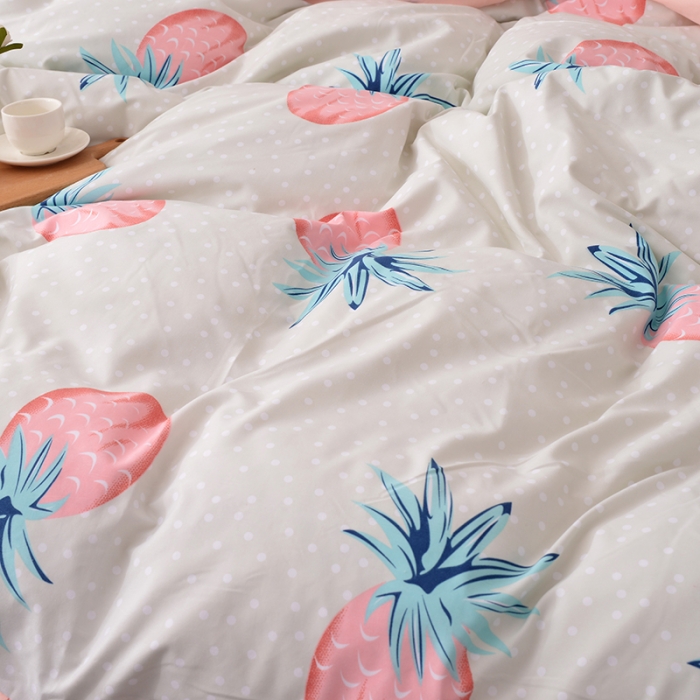 91家纺网 家纺一手货源 找家纺 （总）梦柏 2018新款洛卡棉蕾丝花边四件套