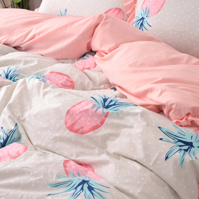 91家纺网 家纺一手货源 找家纺 （总）梦柏 2018新款洛卡棉蕾丝花边四件套