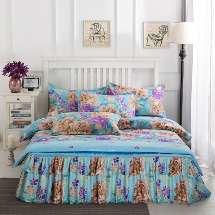 91家纺网 家纺一手货源 找家纺 （总）梦柏 2018新款加厚磨毛四件套