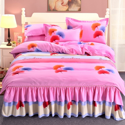 91家纺网 家纺一手货源 找家纺 （总）梦柏 2018新款加厚磨毛四件套