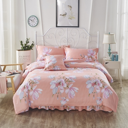 91家纺网 家纺一手货源 找家纺 （总）梦柏 2018新款加厚磨毛四件套