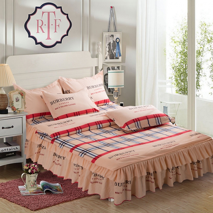 91家纺网 家纺一手货源 找家纺 梦柏 2018新款加厚磨毛四件套 别具一格