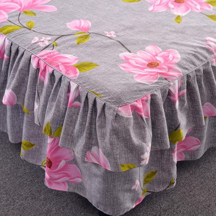 91家纺网 家纺一手货源 找家纺 梦柏 2018新款加厚磨毛四件套 春华秋实