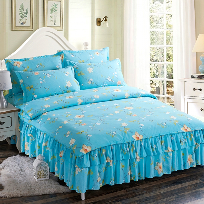 91家纺网 家纺一手货源 找家纺 梦柏 2018新款加厚磨毛四件套 桂树之恋