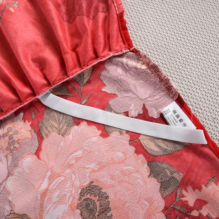 91家纺网 家纺一手货源 找家纺 梦柏 2018新款加厚磨毛四件套 花雅之秀