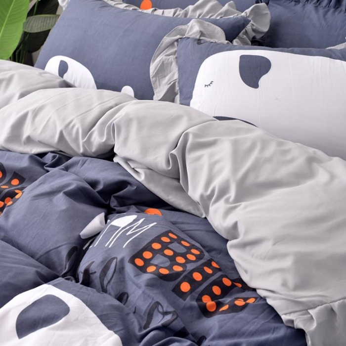 91家纺网 家纺一手货源 找家纺 梦柏 2018新款洛卡棉蕾丝花边四件套 大象先生