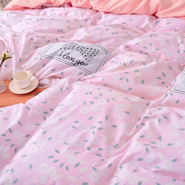 91家纺网 家纺一手货源 找家纺 梦柏 2018新款洛卡棉蕾丝花边四件套 洛城花都