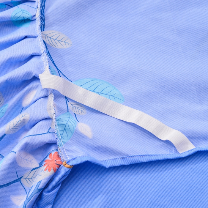 91家纺网 家纺一手货源 找家纺 梦柏 2018新款加厚磨毛四件套麗鹿森林