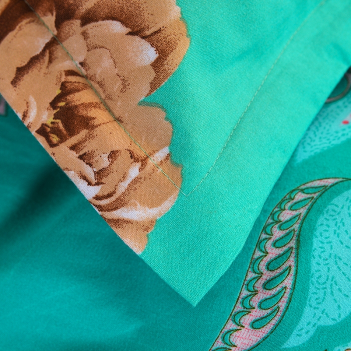 91家纺网 家纺一手货源 找家纺 梦柏 2018新款加厚磨毛四件套国色天香