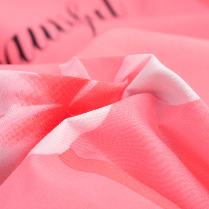 91家纺网 家纺一手货源 找家纺 梦柏 2018新款加厚磨毛四件套火烈鸟