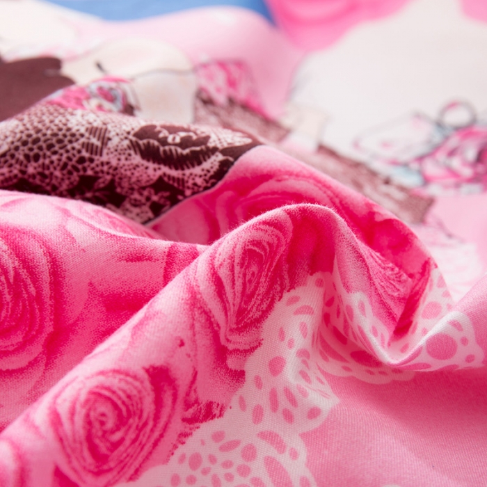 91家纺网 家纺一手货源 找家纺 （总）梦柏家纺 2019新款加厚磨毛小版四件套床裙款