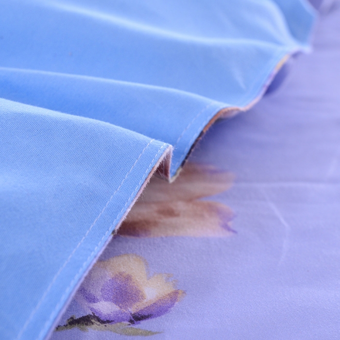 91家纺网 家纺一手货源 找家纺 梦柏家纺 2019新款加厚磨毛大版四件套床裙款 牡丹情