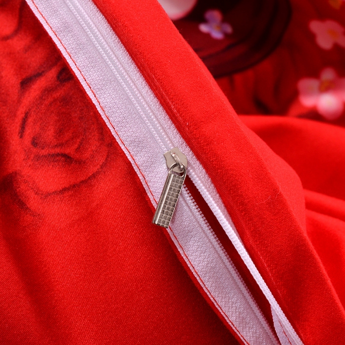 91家纺网 家纺一手货源 找家纺 梦柏家纺 2019新款加厚磨毛大版四件套床裙款 钟爱一生