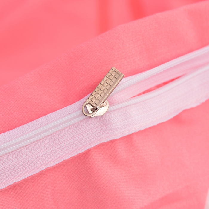 91家纺网 家纺一手货源 找家纺 梦柏家纺 2019新款加厚磨毛大版四件套床裙款 火烈鸟