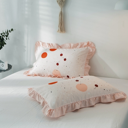 91家纺网 家纺一手货源 找家纺 万盛新款13372喷气面料全棉单品枕套一对 邂逅