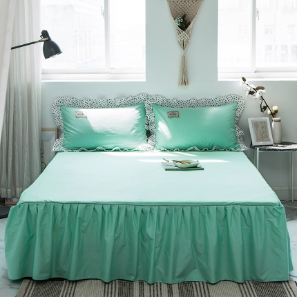 91家纺网 家纺一手货源 找家纺 （总）万盛家纺新款韩版全棉单层单品床裙