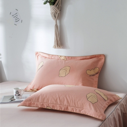 91家纺网 家纺一手货源 找家纺 （总）万盛家纺 全棉滚绳款单品枕套一对