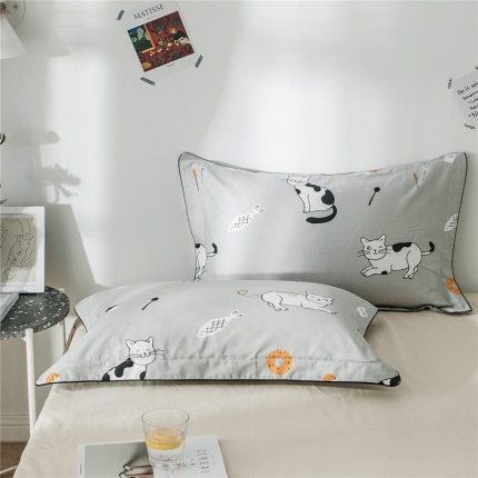 91家纺网 家纺一手货源 找家纺 （总）万盛家纺 全棉滚绳款单品枕套一对