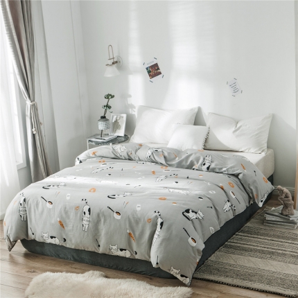 91家纺网 家纺一手货源 找家纺 万盛家纺 全棉滚绳款单品被套 拉面