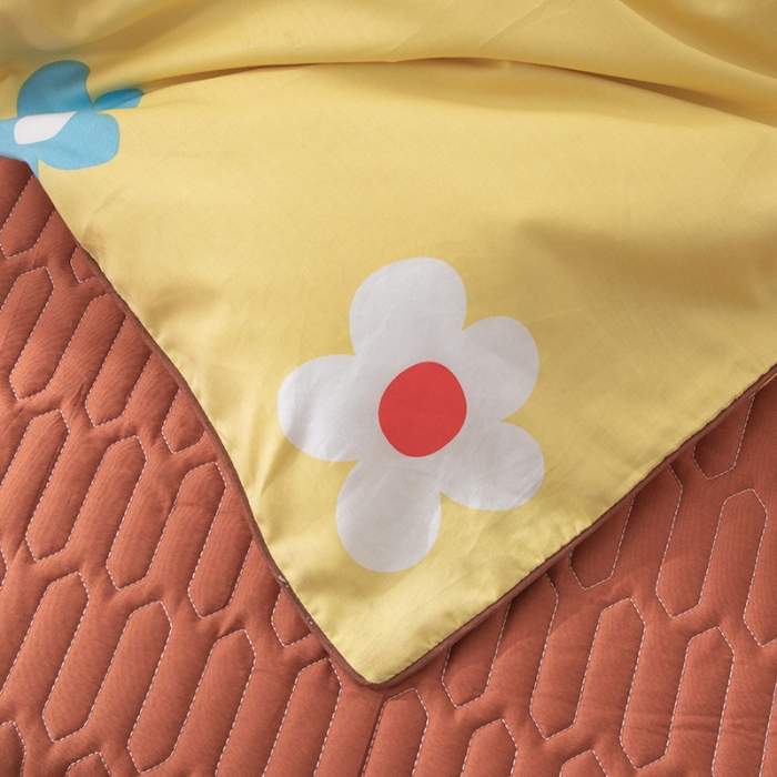 91家纺网 家纺一手货源 找家纺 万盛家纺 全棉滚绳款夹棉床裙四件套 偶遇