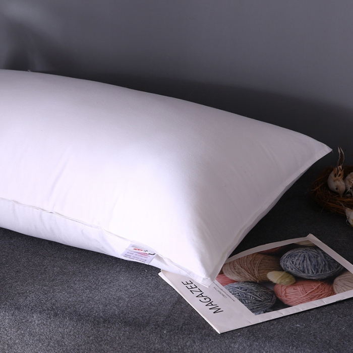 91家纺网 家纺一手货源 找家纺 文黛家居 全棉133100星级酒店专 供双针羽丝绒软枕芯